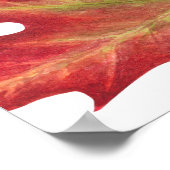 Herfstbladeren Herfst Oefendiner Welkomstbord Poster (Hoek)