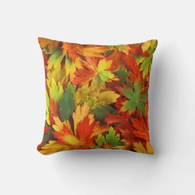 Herfstbladeren Herfst Worp Kussen Huisdecoratie (Voorkant)
