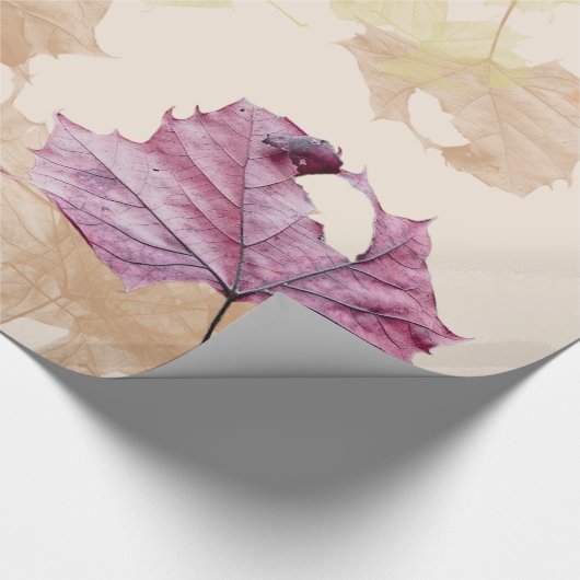 "herfstbladeren" herfst WRAPPINGPAPIER Cadeaupapier (Hoek)