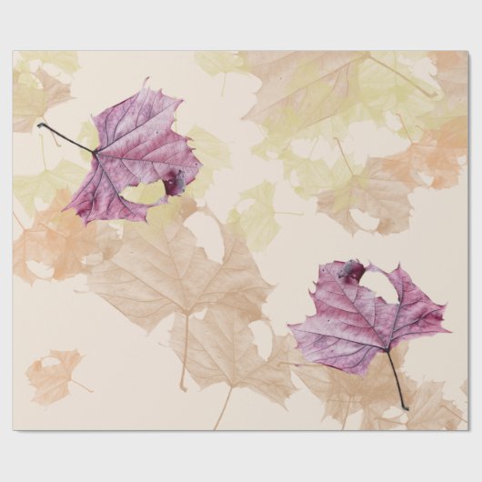 "herfstbladeren" herfst WRAPPINGPAPIER Cadeaupapier (Vlak)