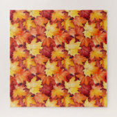 Herfstbladeren, herfstbladeren, kleurrijke bladere legpuzzel (Horizontaal)