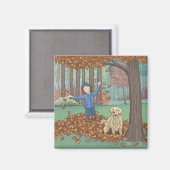 Herfstbladeren - Herfstherinneringen Magneet (Voorkant / Achterkant)