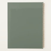 Herfstbladeren Herfstkleuren Elegante Tuin Tuinier Planner (Achterkant)