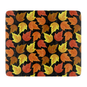 Herfstbladeren Herfstseizoen Thanksgiving Hallowee Snijplank