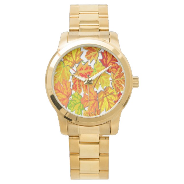 HERFSTBLADEREN HORLOGE (Voorkant)