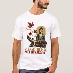 Herfstbladeren Huidige Adem Zen T-shirt