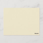 Herfstbladeren II Tafelnummer Post Kaart (Achterkant)