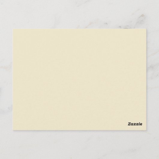 Herfstbladeren II Tafelnummer Post Kaart (Achterkant)