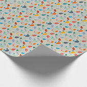 herfstbladeren illustratiepatroon cadeaupapier (Hoek)