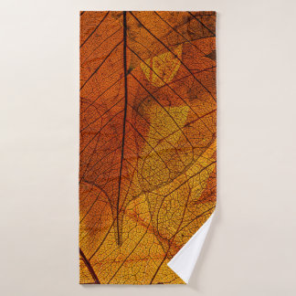 herfstbladeren in de detailherfst , achtergrond , badhanddoek
