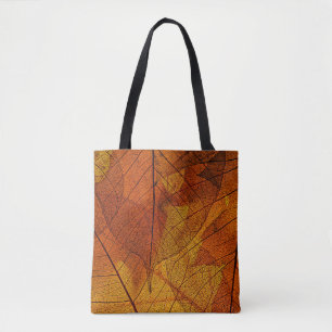 herfstbladeren in de detailherfst , achtergrond ,  tote bag