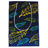 Herfstbladeren in de nachthemel Set 1 Medium Cadeauzakje (Voorkant)