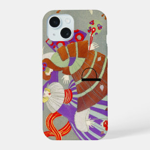 HERFSTBLADEREN IN DE WIND /BEAUTY FASHION MONOGRAM iPhone 15 HOESJE