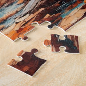 Herfstbladeren in het canyon legpuzzel (Zijkant)