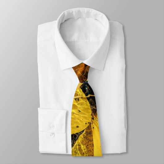 Herfstbladeren in het water stropdas (Gebonden)