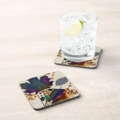 Herfstbladeren in koninklijke kleuren drankjes onderzetter (Rechterzijde)