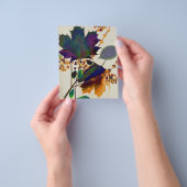 Herfstbladeren in Koninklijke Kleuren Flyer (Hand)