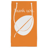 Herfstbladeren in oranje cadeautas (Voorkant)