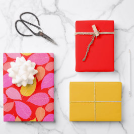 Herfstbladeren. Inpakpapier Vel