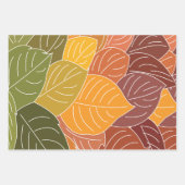 Herfstbladeren Inpakpapier Vel (Voorkant 2)