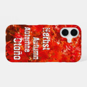 Herfstbladeren iPhone 16 Hoesje (Achterkant horizontaal)
