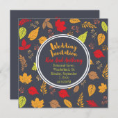 Herfstbladeren Kaart (Voorkant / Achterkant)