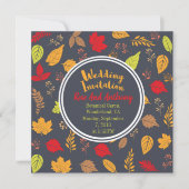 Herfstbladeren Kaart (Voorkant)