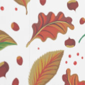 Herfstbladeren, kastanjes, hazelnoten & bessen Her Behang (Zoom)