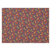 Herfstbladeren Kastanjes Patroon Elegante Herfst Tafelkleed (Voorkant (Horizontaal))