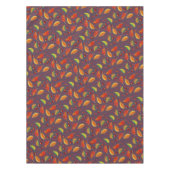 Herfstbladeren Kastanjes Patroon Elegante Herfst Tafelkleed (Voorkant)