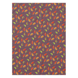 Herfstbladeren Kastanjes Patroon Elegante Herfst Tafelkleed