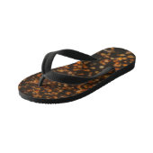 herfstbladeren kinder teenslippers (Schuin)
