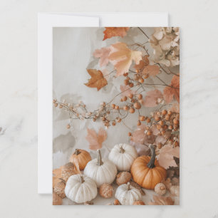 Herfstbladeren & Kleine Mouwen   Knus Herfst Kaart