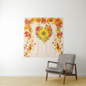 Herfstbladeren Kleuren Selfie Achtergrond Wandkleed (In situ)