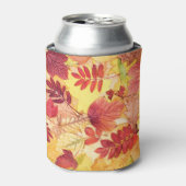 Herfstbladeren: kleurrijk boompatroon. blikjeskoeler (Blikje Voorkant)
