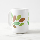 Herfstbladeren Koffiemok (Voorkant links)