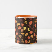 Herfstbladeren koffiemok mok (Midden)