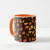 Herfstbladeren koffiemok mok (Voorkant links)