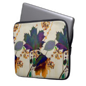 Herfstbladeren Koninklijke Kleuren Elektronische T Laptop Sleeve (Voorkant Links)