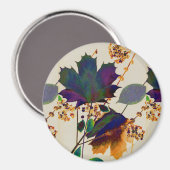 Herfstbladeren Koninklijke Kleuren Magneet (Voorkant / Achterkant)