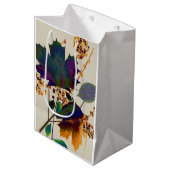 Herfstbladeren Koninklijke Kleuren Medium Cadeauzakje (Voorkant Gekanteld)