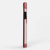 Herfstbladeren - koraal oranje en roze Case-Mate iPhone case (Achterkant/rechts)