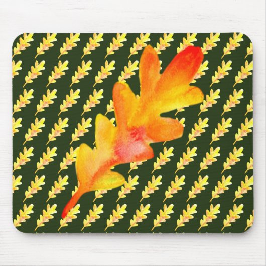 Herfstbladeren Kunst Muismat (Voorkant)