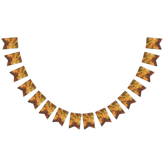 Herfstbladeren Landelijke Feest Vlaggenlijsten Vlaggetjes (Alle)