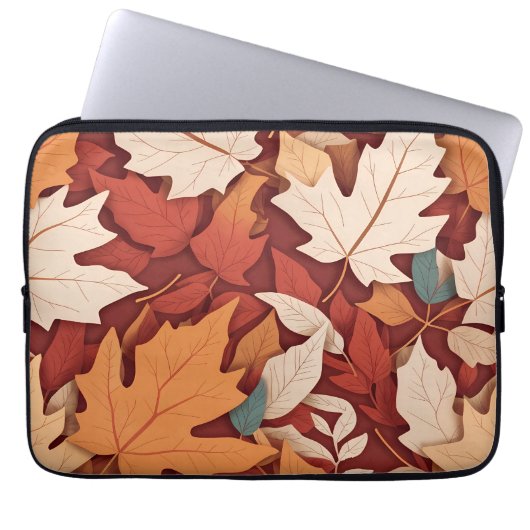 Herfstbladeren | laptop sleeve (Voorkant)