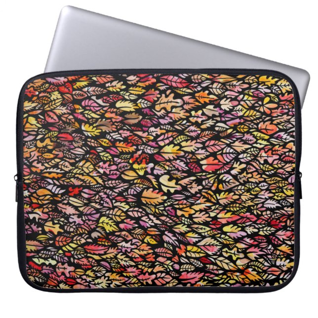 Herfstbladeren Laptop Sleeve (Voorkant)