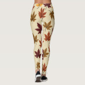 Herfstbladeren Leggings (Achterkant)