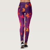 Herfstbladeren Leggings (Achterkant)