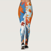 Herfstbladeren  leggings (Achterkant)