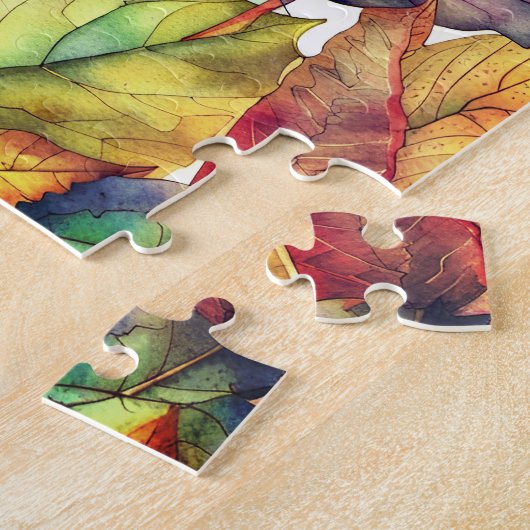 Herfstbladeren Legpuzzel (Zijkant)